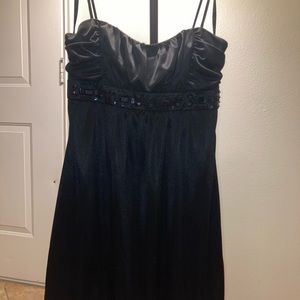 Black cocktail dress